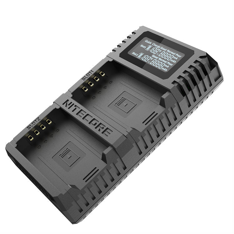 Nitecore FX2 Pro Cargador Dual para Fujifilm NP T125