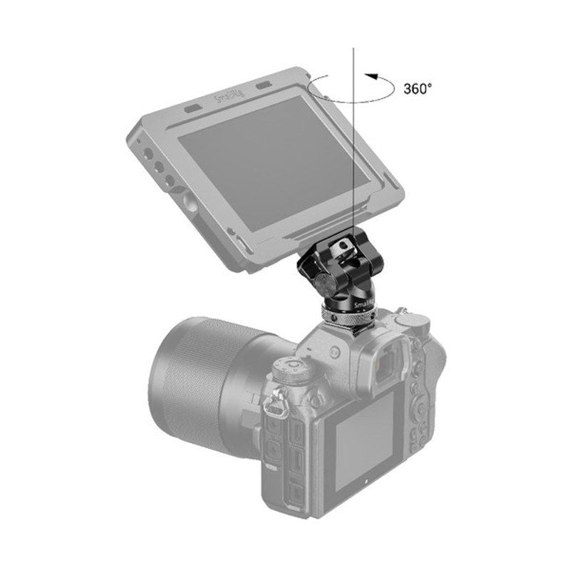 SmallRig Support de moniteur pivotant et inclinable avec griffe BSE2346