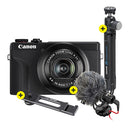 Canon Powershot G7X Mark III Noir Vlog Kit