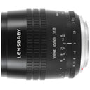 Lensbaby Velvet 85 nero Canon RF