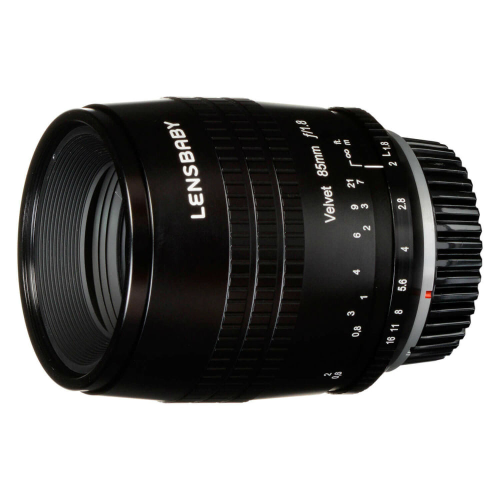 Lensbaby Velvet 85 nero Canon RF