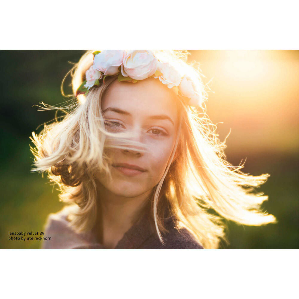 Lensbaby Velvet 85 nero Canon RF