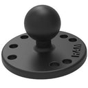 RAM-B-202U 2.5 inch Composite Round Base mit AMPs Hole Pattern & 1 inch Ball