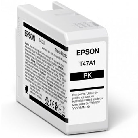 Epson confezione singola di inchiostro nero Photo T47A1 UltraChrome Pro 10 da 50 ml