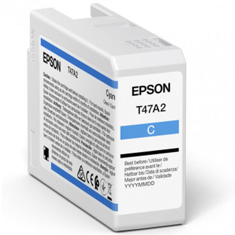 Epson confezione singola di inchiostro ciano T47A2 UltraChrome Pro 10 da 50 ml
