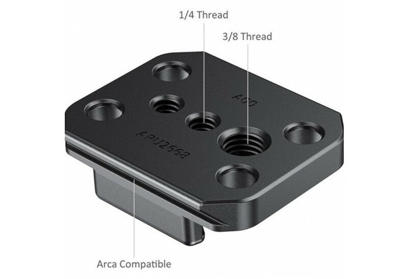 SmallRig 2668 Adaptateur de boucle avec plaque de fixation rapide Arca pour caméras GoPro