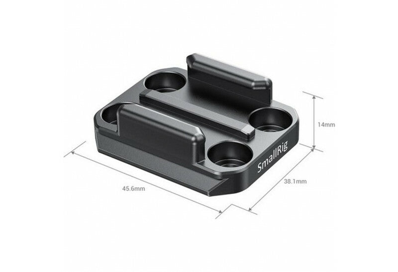 SmallRig 2668 Adaptateur de boucle avec plaque de fixation rapide Arca pour caméras GoPro