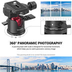 SmallRig 2664 Tabletop Mini Tripod met Panoramic Ball Head