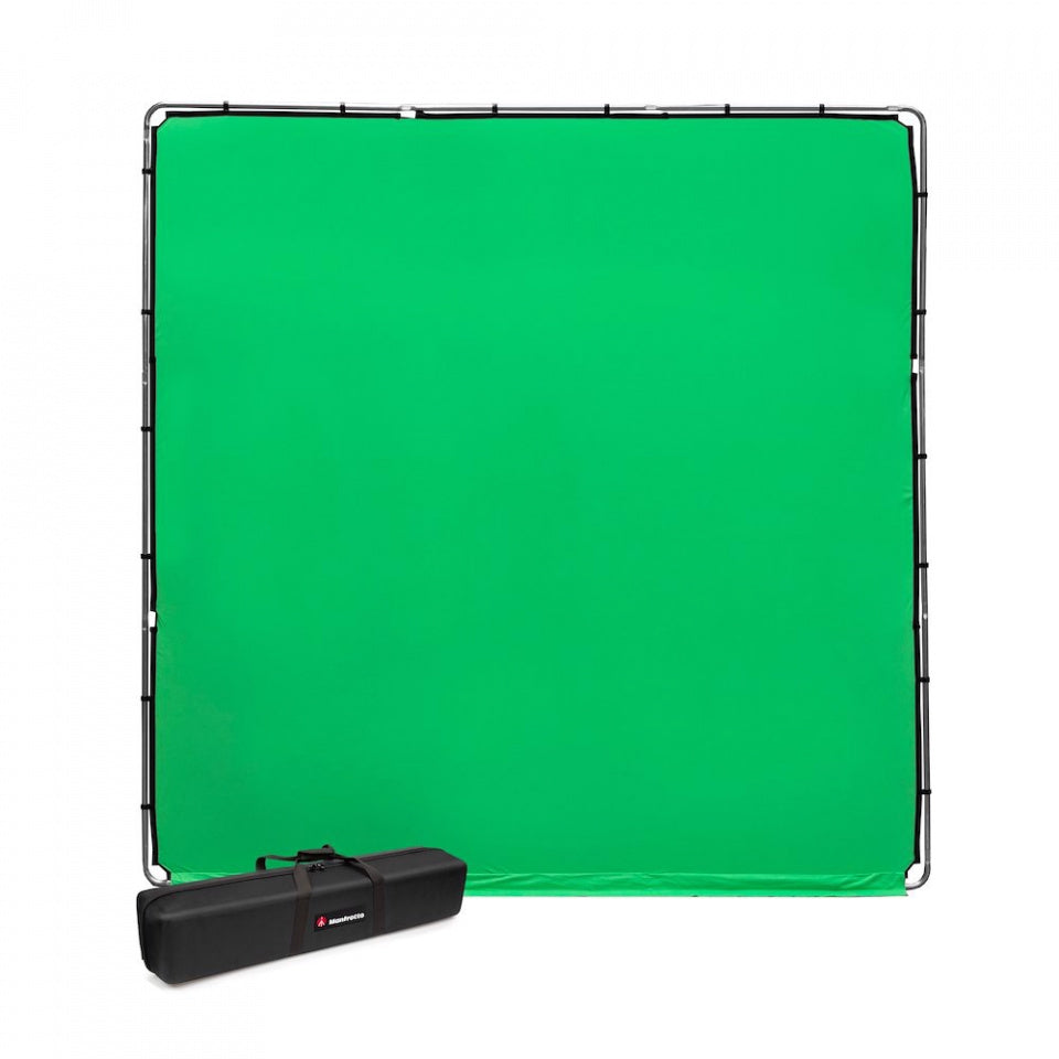 Manfrotto Studiolink chroma key green screen kit 3x3