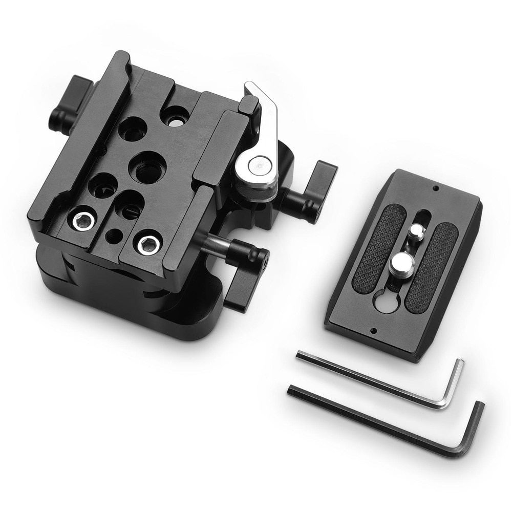 SmallRig 2092 Universal 15mm Rail Support System Baseplate
