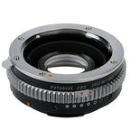 Fotodiox Pro Lens Mount Adapter - Sony Alpha A-Mount (and Minolta AF) DSLR Lens to Canon EOS (EF, EF-S) Mount SLR Camera Body, met Built-In Aperture Control Dial