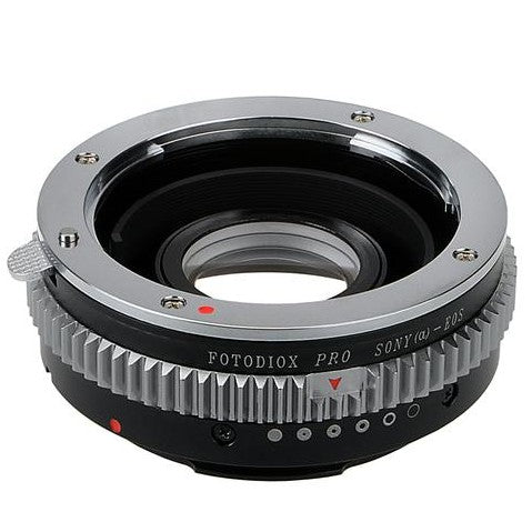 Fotodiox Pro Lens Mount Adapter - Sony Alpha A-Mount (and Minolta AF) DSLR Lens to Canon EOS (EF, EF-S) Mount SLR Camera Body, met Built-In Aperture Control Dial