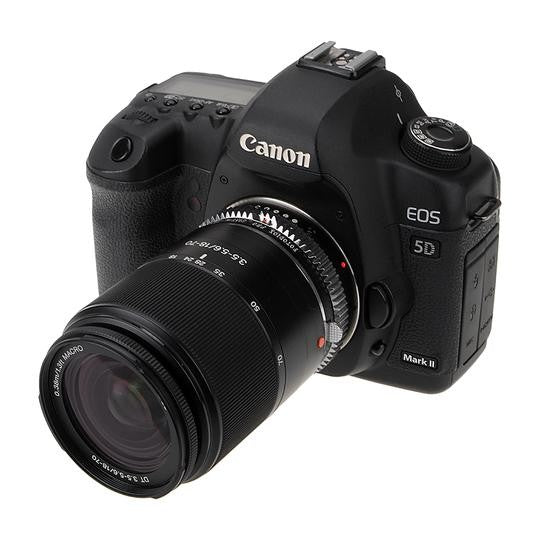 Fotodiox Pro Lens Mount Adapter - Sony Alpha A-Mount (and Minolta AF) DSLR Lens to Canon EOS (EF, EF-S) Mount SLR Camera Body, met Built-In Aperture Control Dial