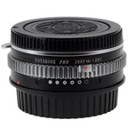 Fotodiox Pro Lens Mount Adapter - Sony Alpha A-Mount (and Minolta AF) DSLR Lens to Canon EOS (EF, EF-S) Mount SLR Camera Body, met Built-In Aperture Control Dial