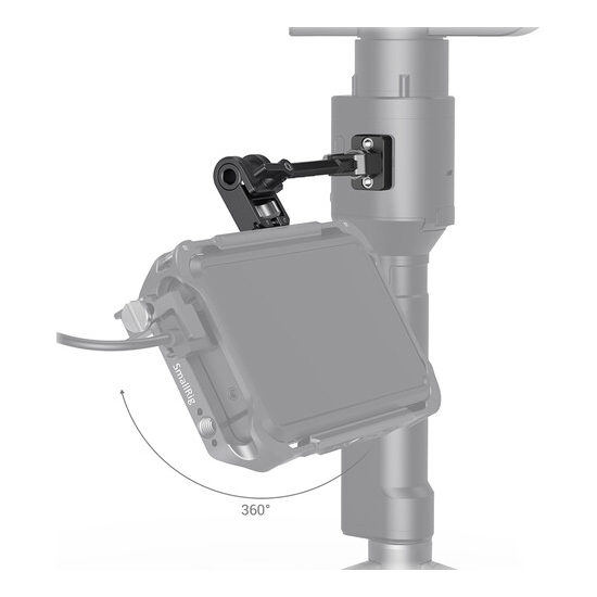 SmallRig 2889 Supporto monitor regolabile per DJI RONIN-S/RONIN-SC e ZHIYUN CRANE 3/CRANE 3S/WEEBILL-S e MOZA AirCross 2 Gimbals