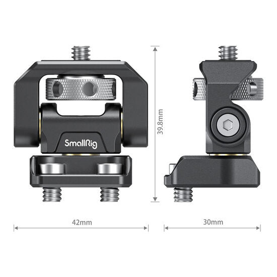 SmallRig 2904 Supporto per monitor girevole e inclinabile con viti di montaggio