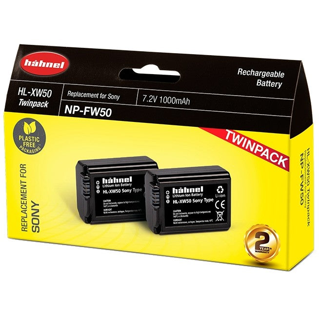 Hähnel HL-XW50 Double Pack - Sony NP-FW50