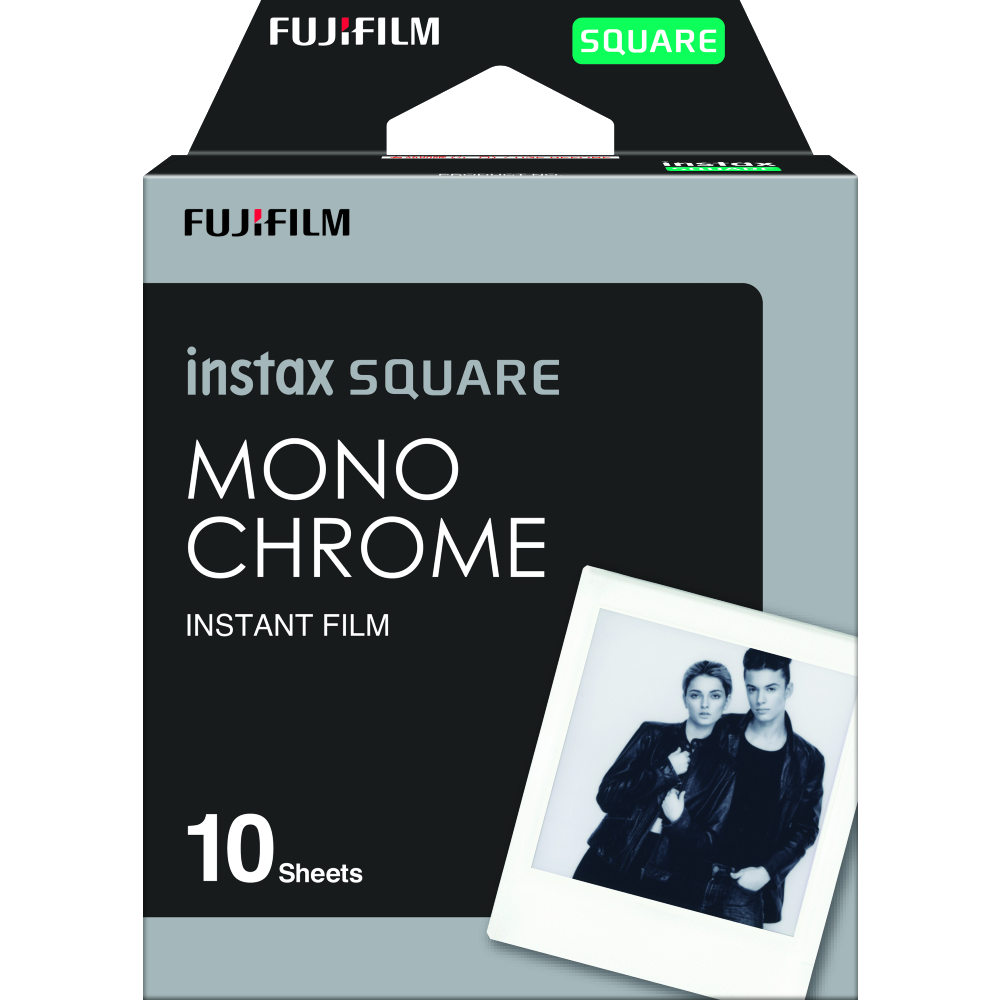 Fujifilm INSTAX SQUARE Película 10 Monocromo
