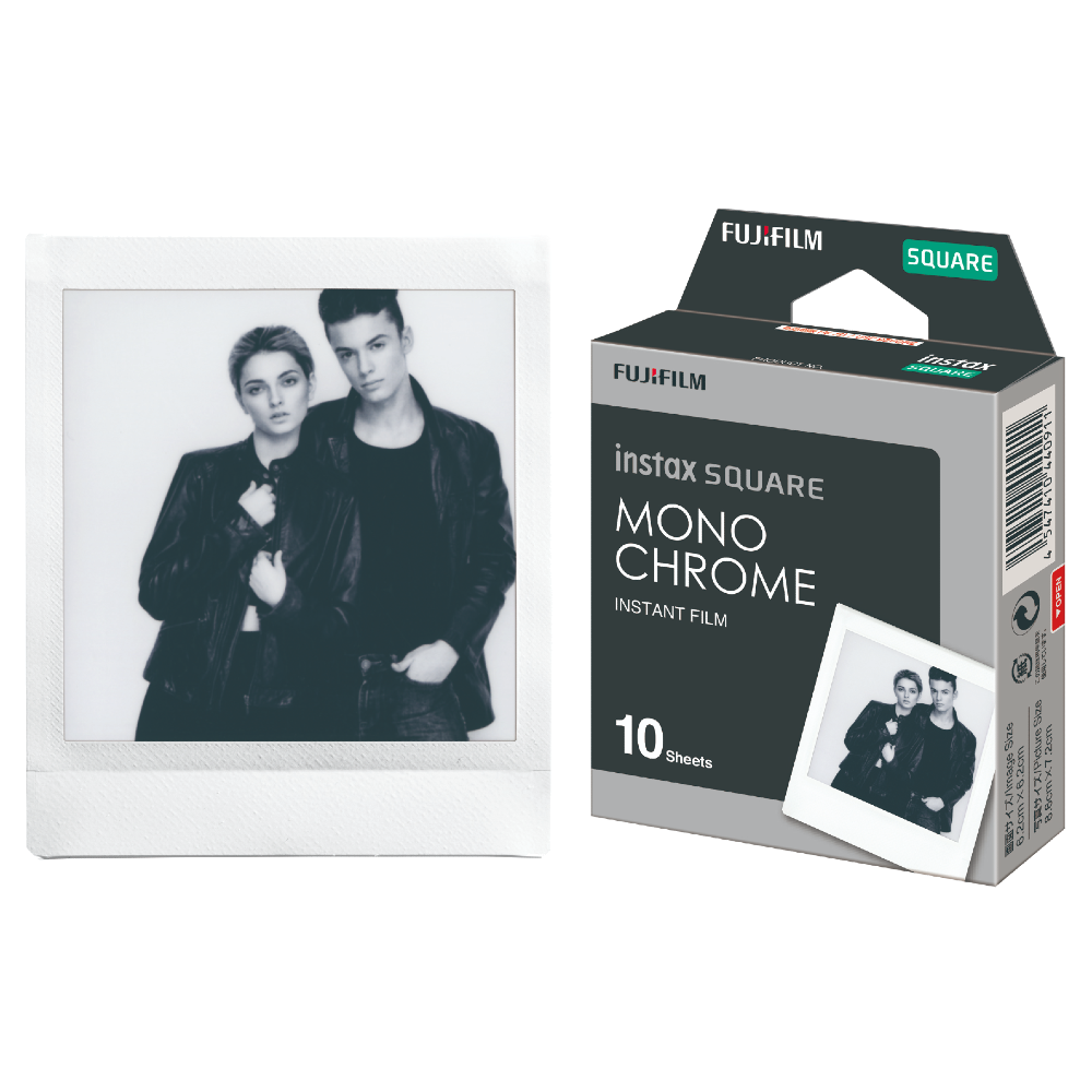 Fujifilm INSTAX SQUARE Película 10 Monocromo