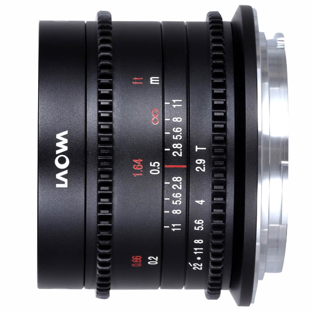 Laowa 9mm T2.9 Zero-D Objectif Ciné Canon RF