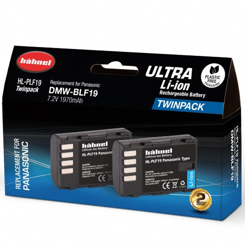 Hähnel HL-PLF19 Ultra - Panasonic DMW-BLF19 Double Pack