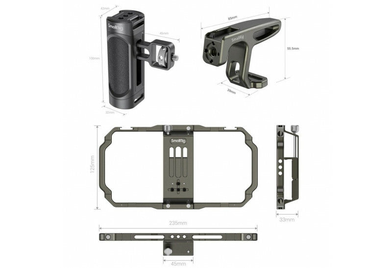 SmallRig 3155 Kit universale per video portatili per telefoni cellulari