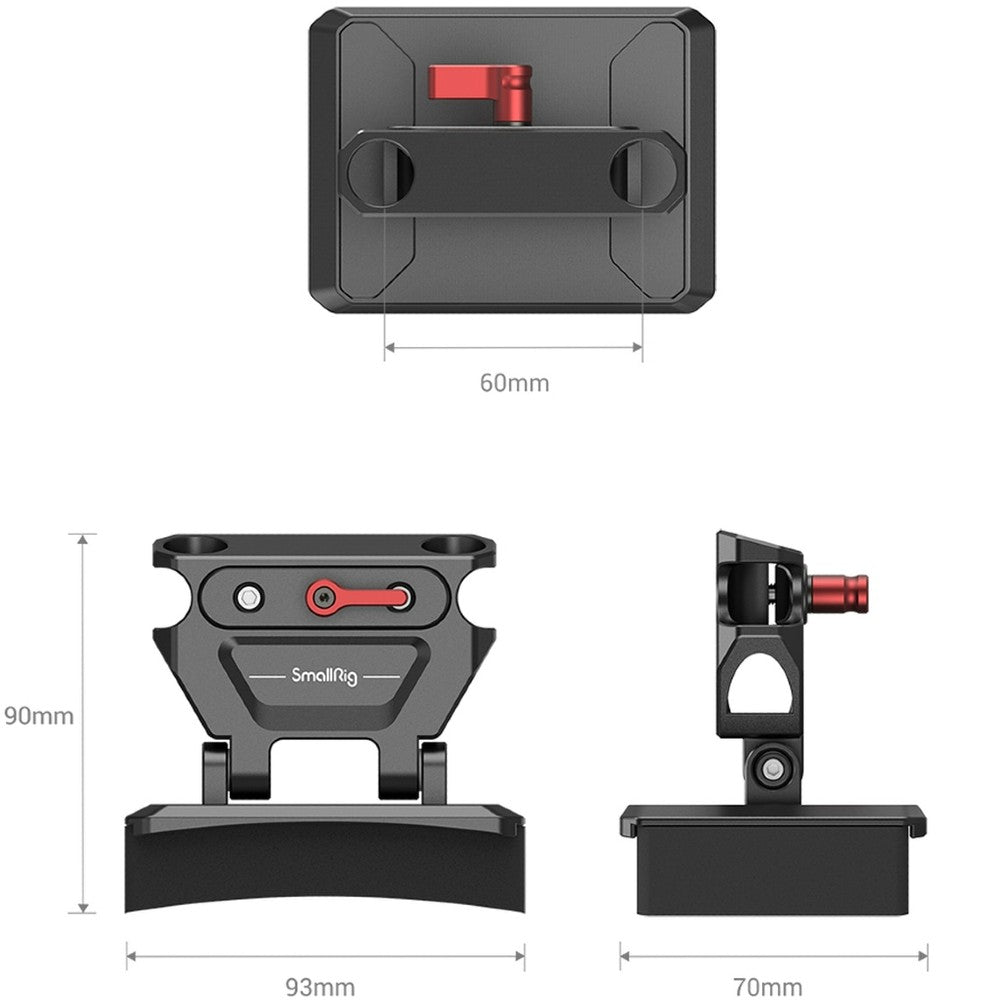 SmallRig Lightweight Chest Pad con Rod Morsetto MD3183