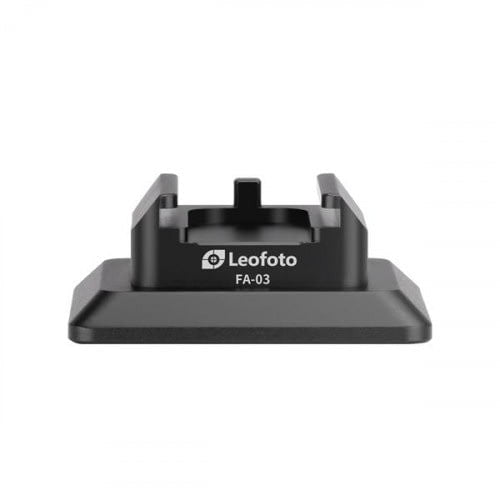 Leofoto FA-03 Cold shoe arca swiss e foro da 1/4"