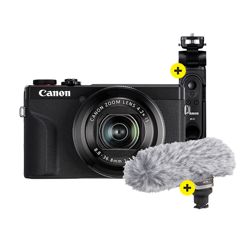 Canon PowerShot G7X Mark III Social Media Kit - Black