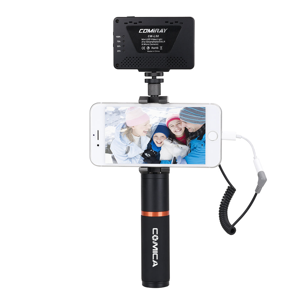 Comica UHF 6-channels Mini&Flexible Wireless Microphone met Detachable Ordinary Grip