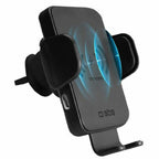 SBS Supporto Morsetto 15W per ricarica wireless ultrarapida e Kit caricatore da auto