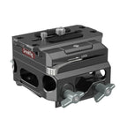 SmallRig 3067 Placa Base Ligera con Pinza para Varas Dual de 15mm (versión de aleación de magnesio)