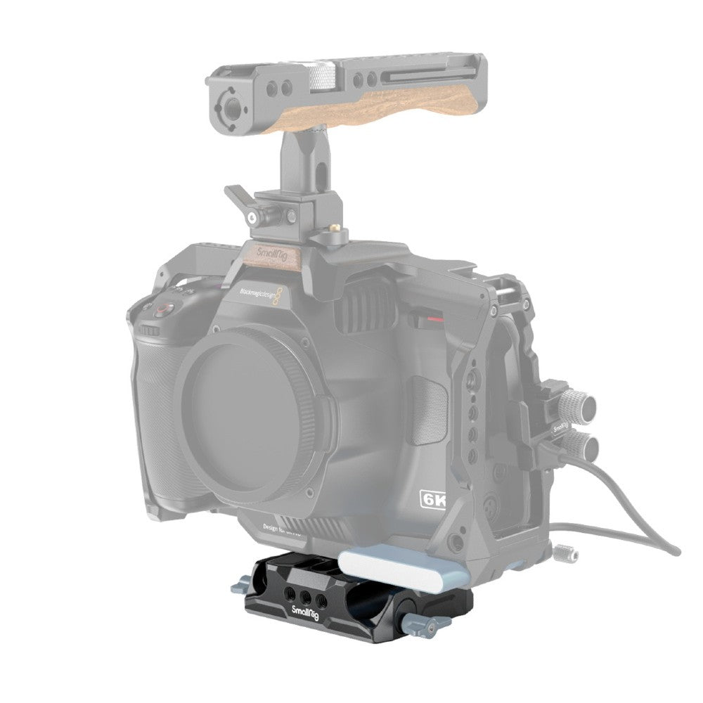 SmallRig 3357 Placa base universal LWS con abrazadera de varilla doble de 15mm
