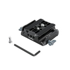 SmallRig 3357 Placa base universal LWS con abrazadera de varilla doble de 15mm