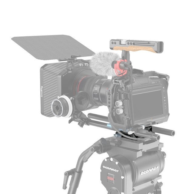 SmallRig 3357 Placa base universal LWS con abrazadera de varilla doble de 15mm