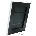 Deknudt Fotolijst in wit met zilverbies 15x15 S41NK1