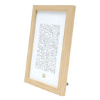Deknudt Marco estrecho en madera natural 15x20 S43AH1