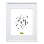 Deknudt Portafoto bianco con passe-partout 15x20 S43AK1