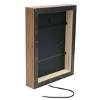Deknudt Houten fotokader in beige met houtkleurige zijkant 15x20 S46PH3