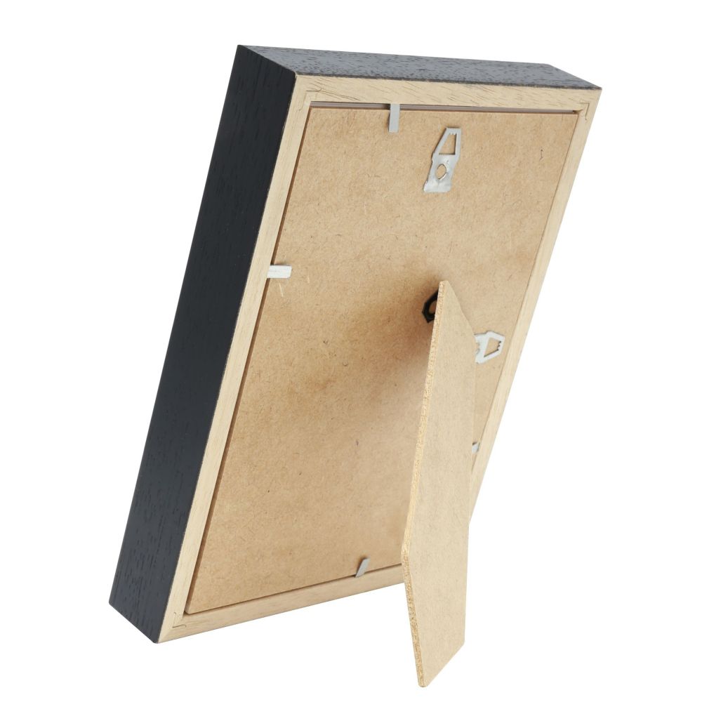 Deknudt Cadre en bois noir pour encadrer les objets 18x24 S223K2