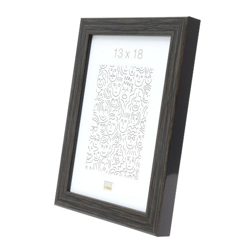 Deknudt Smalle kader in grijs-bruine wortelhout kleur 18x24 S46RH7