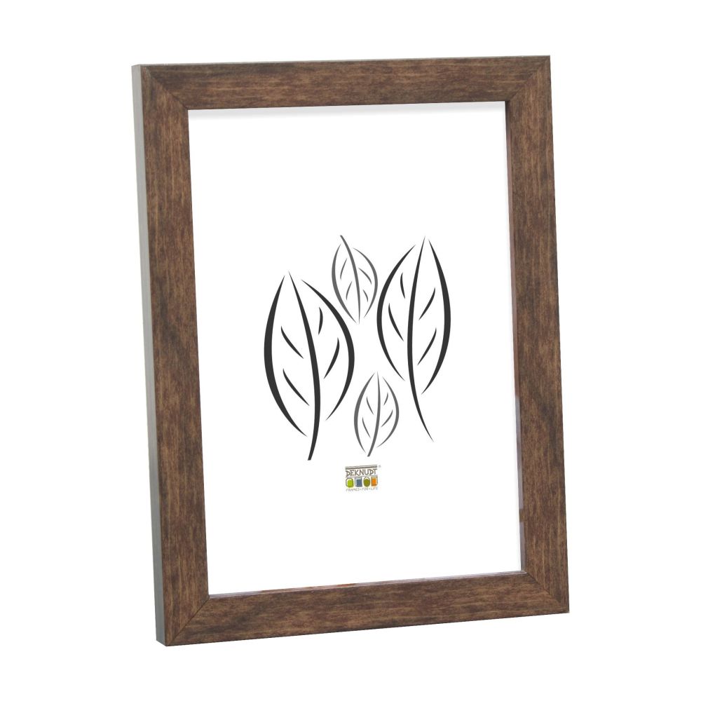 Deknudt Cadre étroit en couleur bois marron 20x20 S43AH3
