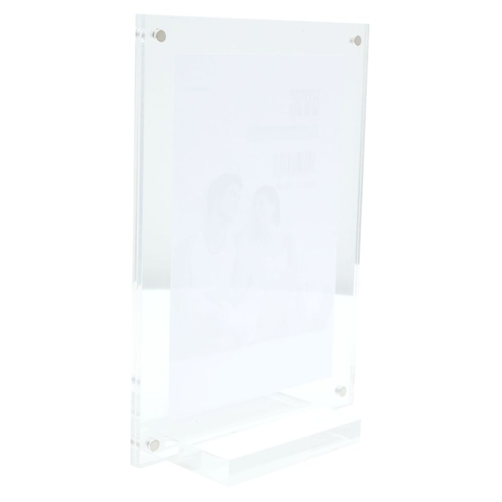 Deknudt Portafoto magnetico e trasparente spessore 6mm con base 20x20 S58SC1