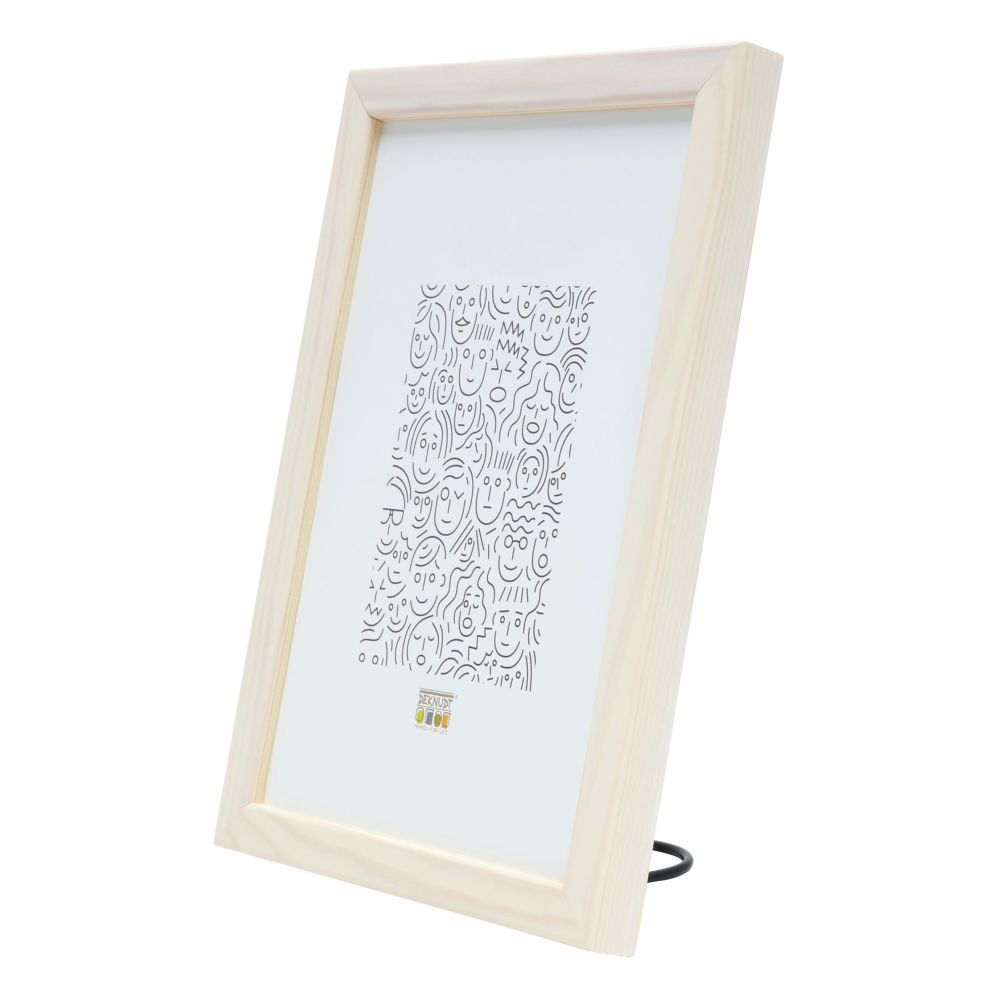 Deknudt Marco de fotos de madera en color blanco claro 20x30 S41JL1