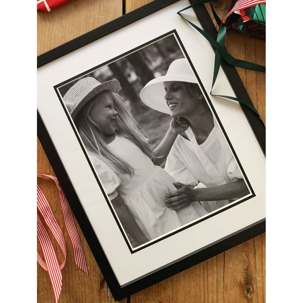 Deknudt Fotokader in zwart met passe-partout 15x20 S43AK2
