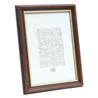 Deknudt Klassieke houten kader in donkere notelaar 24x30 S406H2