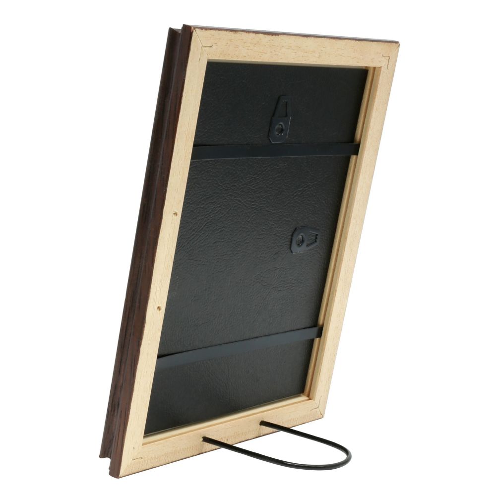 Deknudt Klassieke houten kader in donkere notelaar 24x30 S406H2