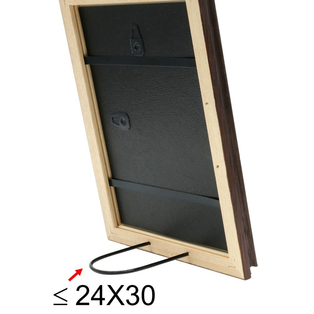 Deknudt Klassieke houten kader in donkere notelaar 24x30 S406H2
