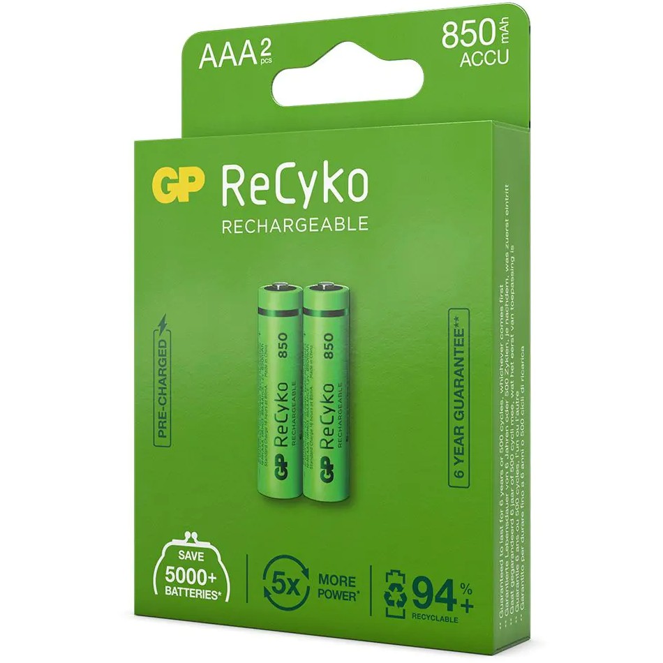 GP AAA ReCyko Rechargeable 850mAh