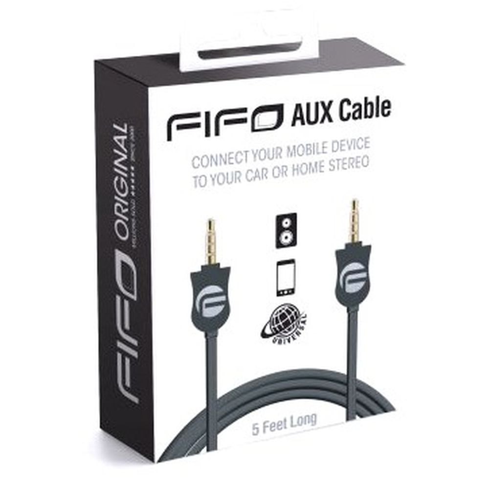 FIFO CABLE AUXILIAR 152 cm DE LARGO (60410 NEGRO)